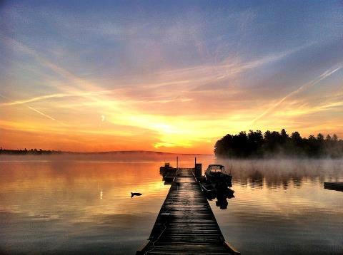 Sunrise at Rideout's Lodge